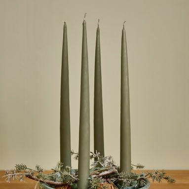 Adventsteller weiß