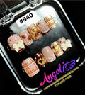 Angelina Handmade Custom Press-On 540 Teddy Bear Café - Angelina Nail Supply NYC