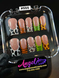 Angelina Handmade Custom Press-On 555 - Angelina Nail Supply NYC