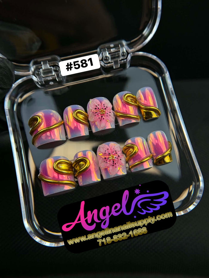 Angelina Handmade Custom Press-On #0581