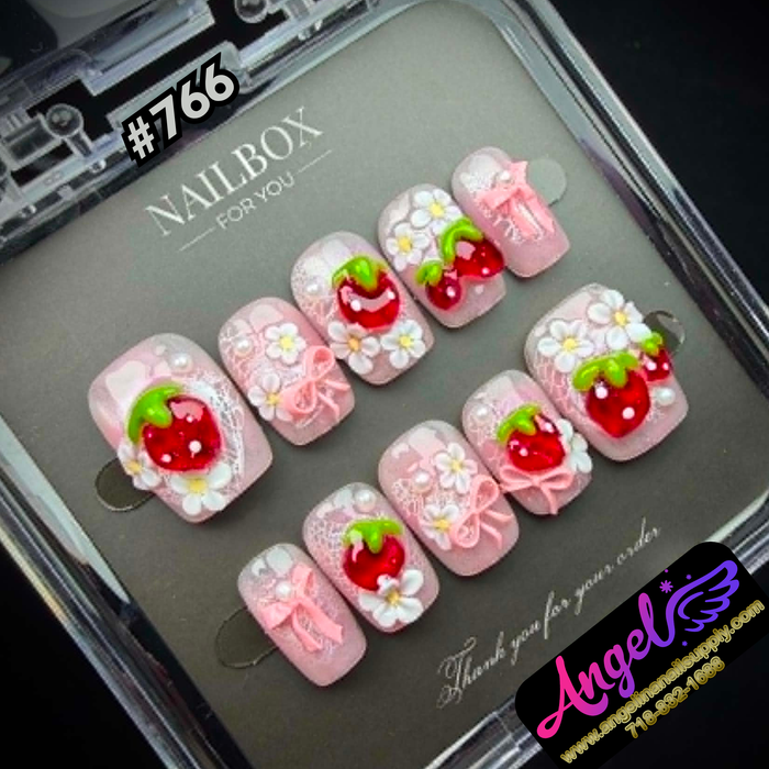 Angelina Handmade Custom Press-On #0766