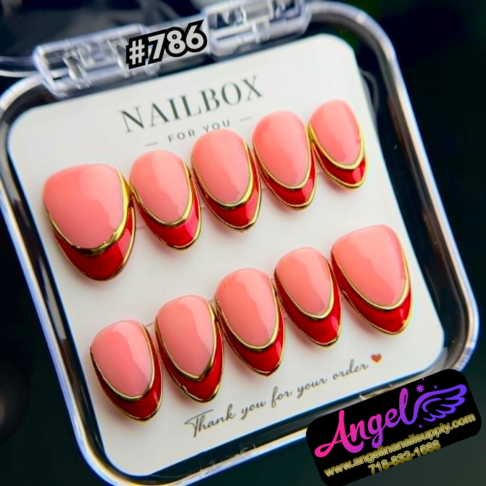 Angelina Handmade Custom Press-On #0786