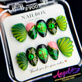 Angelina Handmade Custom Press-On #0900 - Serpent Eye