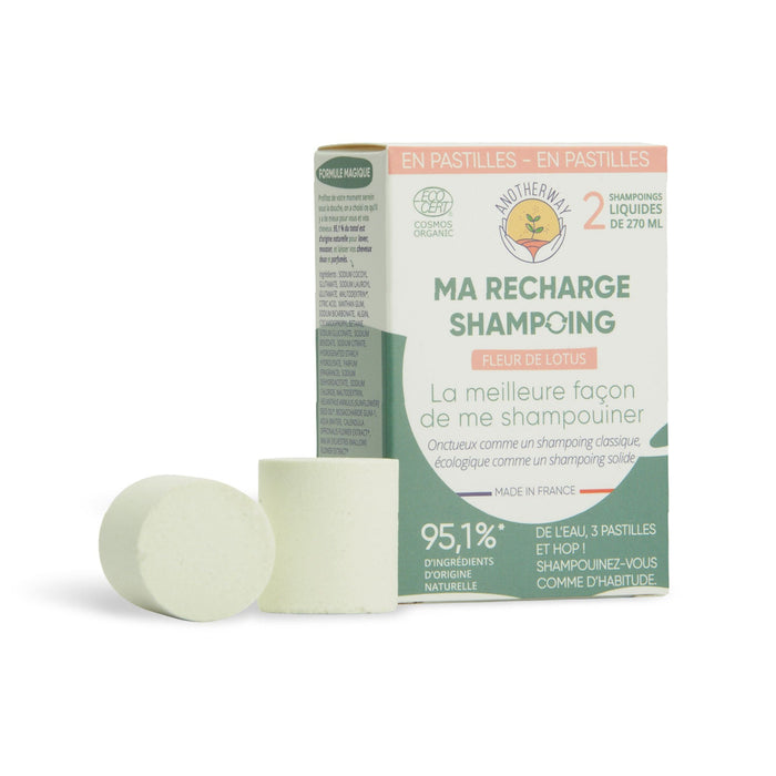 Anotherway -- Ma recharge shampoings fleur de lotus - x2