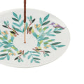 Aquarell Porzellan Räucherstäbchenhalter in Tellerform
