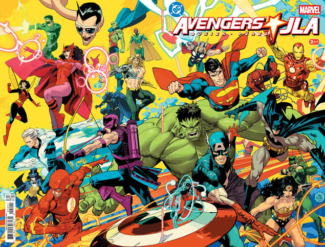 AVENGERS JLA #2 (OF 4) FACSIMILE EDITION *RELEASE DATE 7/1/26* *(DH H8)* / (DH B15)