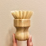 Bamboo Pot Scrubber Wood Knob