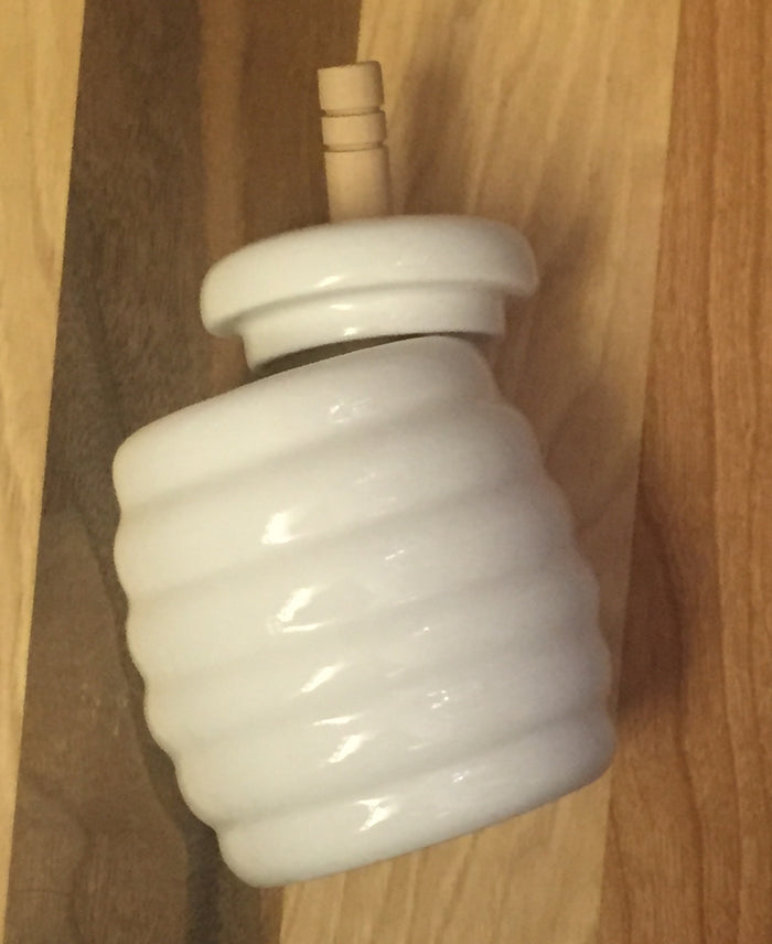 Beehive Honey Jar With Dipper