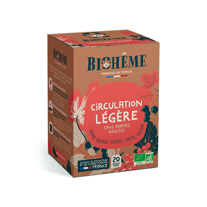 Biohême -- Circulation légère - 20 infusettes