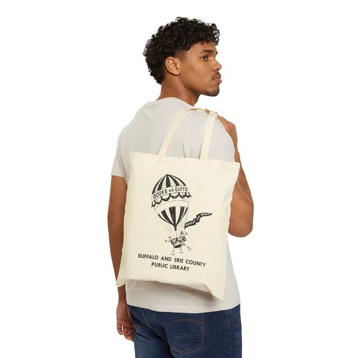 Books as Gifts! Cotton Canvas Tote Bag
