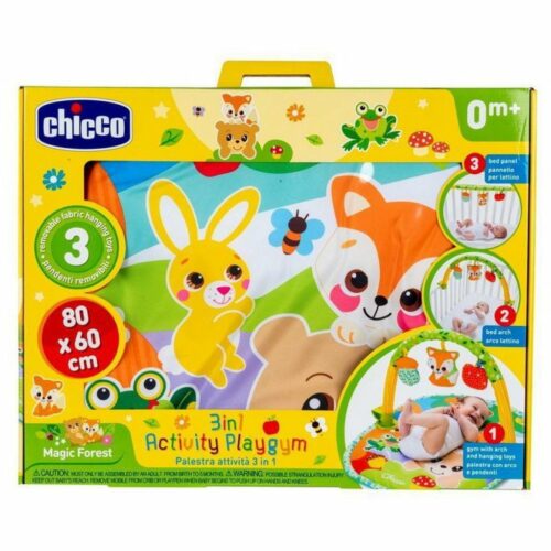 Chicco leikteppi með leikgrind 3in1