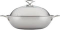Circulon Clad Stainless Steel  13" Covered Wok