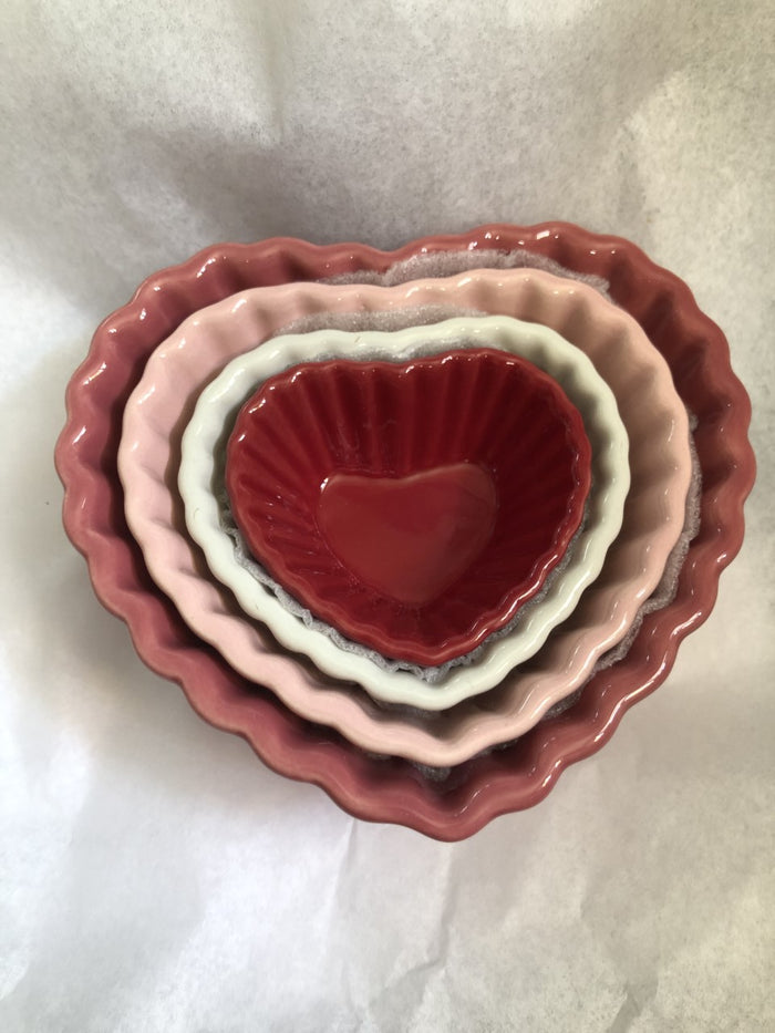 Cordon Bleu Heart Bowl Set