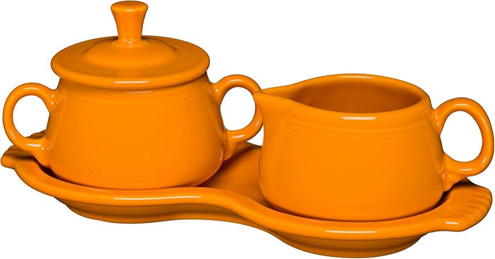 Cream & Sugar Set on Tray