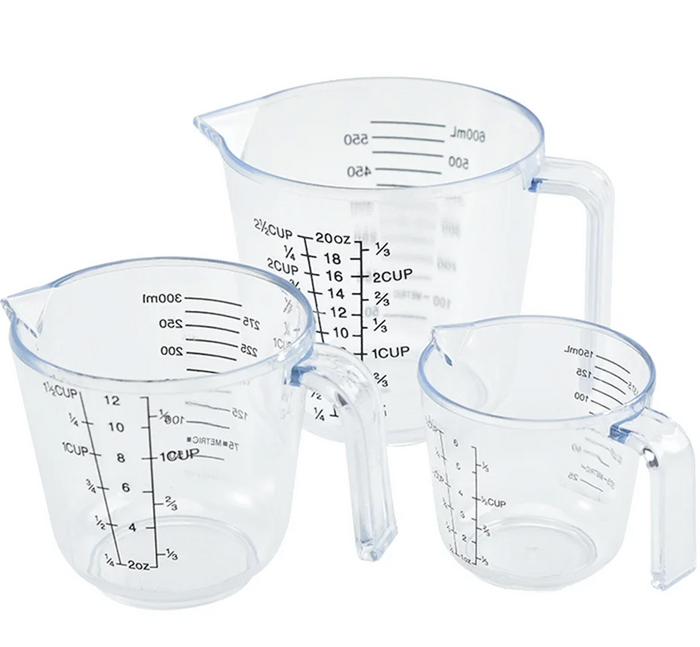 Cuisinart 3 pc  Nesting Liquid Measuring Cup Set