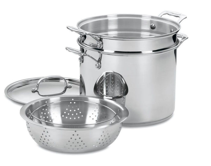 Cuisinart Chef's Classic™ Stainless 12 Quart Pasta/Steamer 4 Piece Set