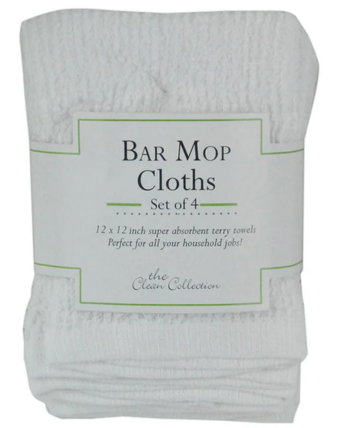 Set of 4 - Bar Mop