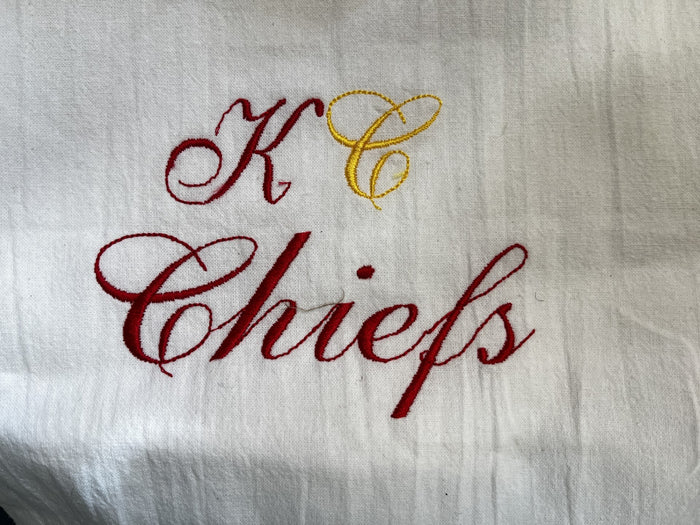 KC Chiefs Flour Sack
