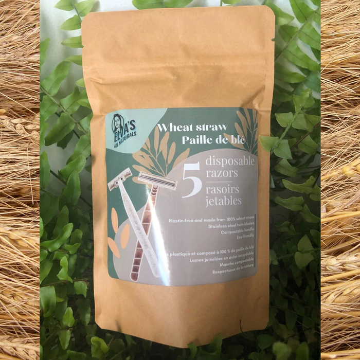 Elva's Wheat Straw Razors (5 pack)