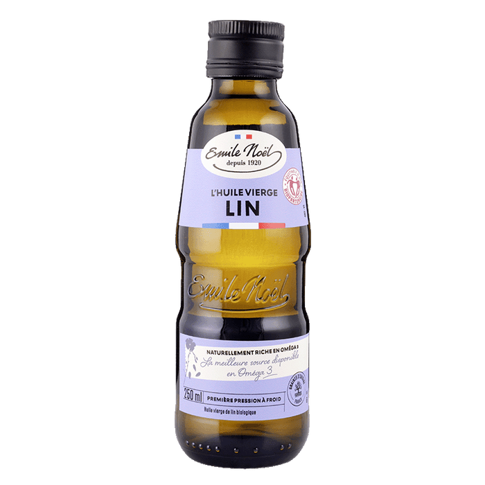 émile Noël -- Huile vierge de lin bio (origine Turquie) - 250 ml