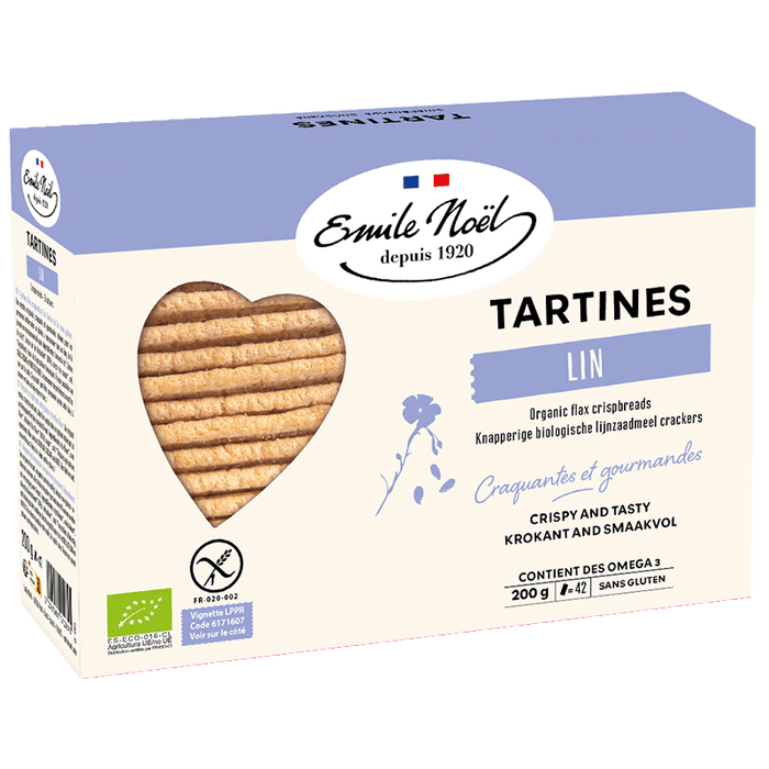 émile Noël -- Tartines sans gluten lin bio - 200 g