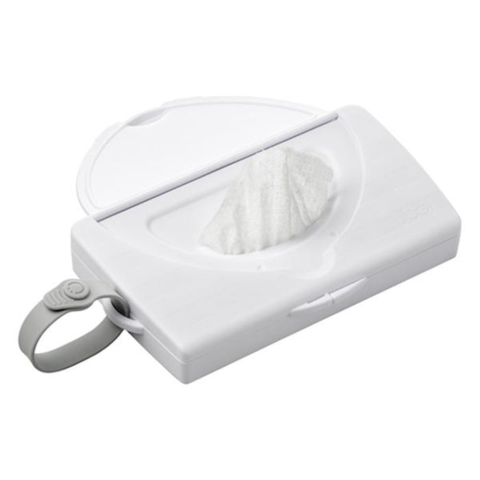 Ferðablautþurrkubox - hvítt
