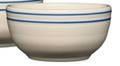 Fiesta Bistro Coupe Americana with Stripes - in Red or Blue
