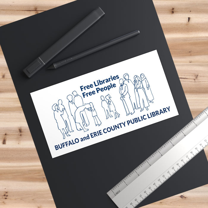 Free Libraries Free People Bumper Sticker