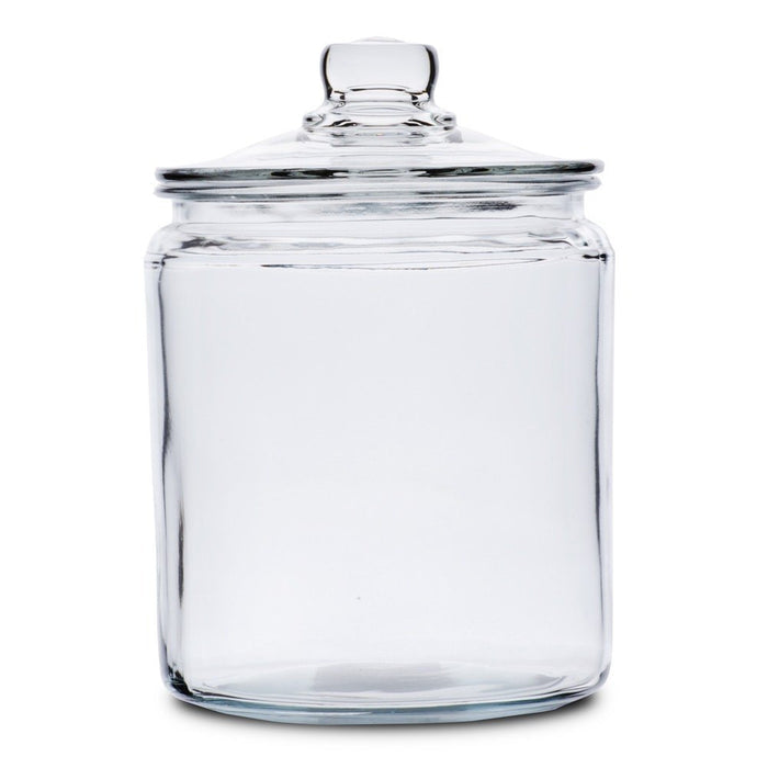 Glass Storage Jar With Lid