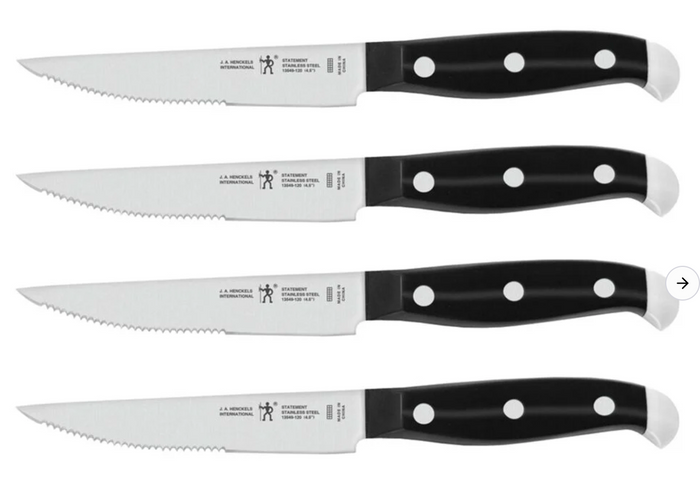 HENCKELS FORGED ACCENT- 4-PC, STEAK KNIFE SET