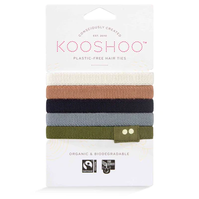 Kooshoo Hair Ties Flat 5 Pack