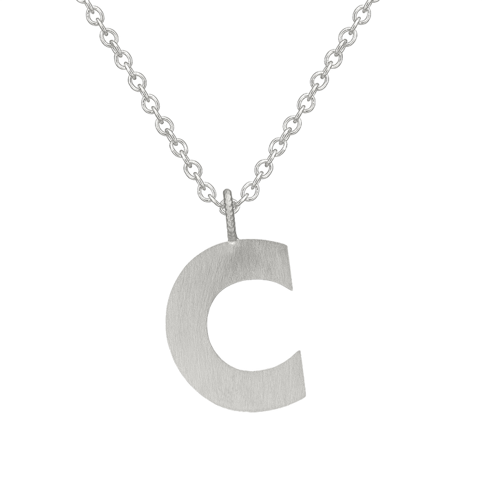Letter C Halskæde Stor