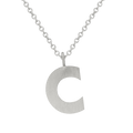Letter C Halskæde Stor