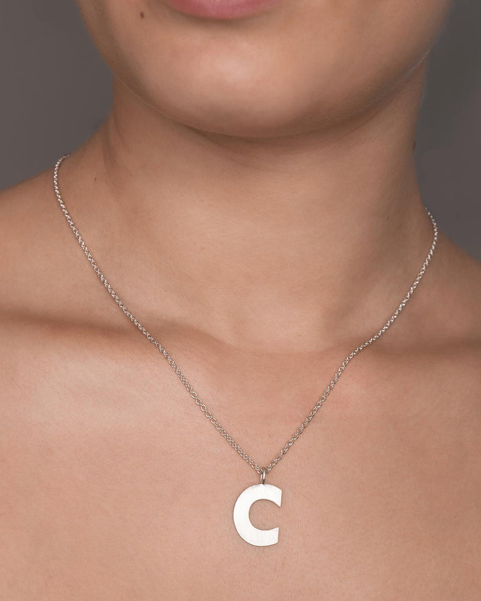 Letter C Halskæde Stor