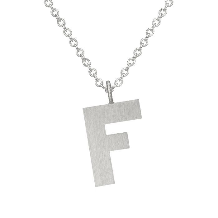 Letter F Halskæde Stor