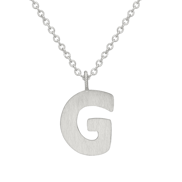 Letter G Halskæde Stor