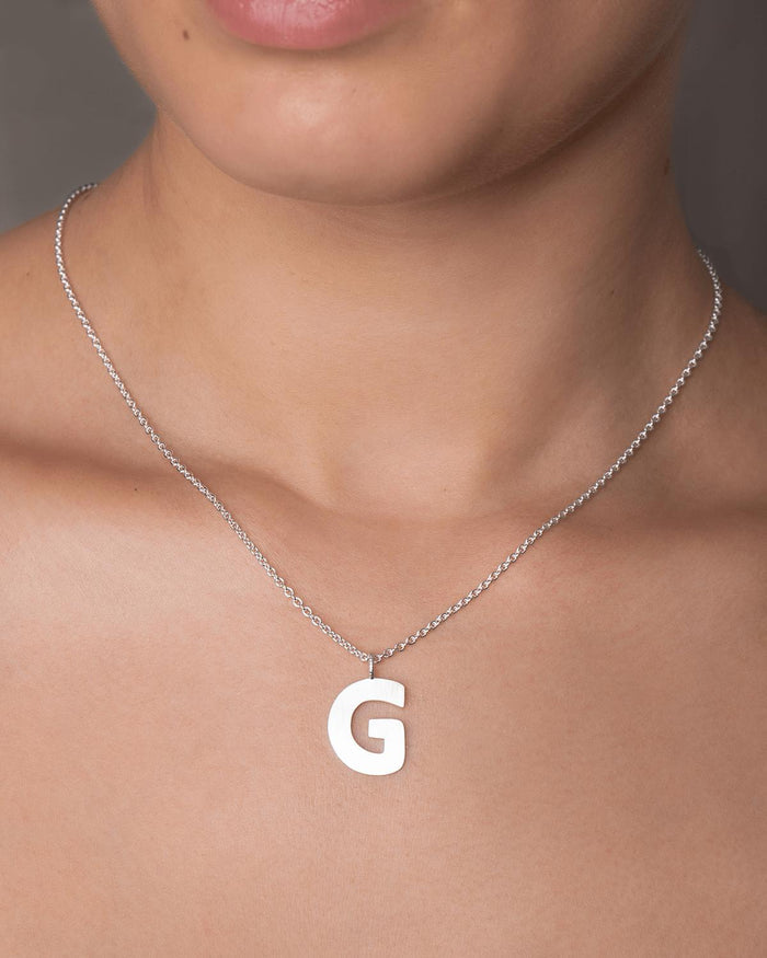 Letter G Halskæde Stor