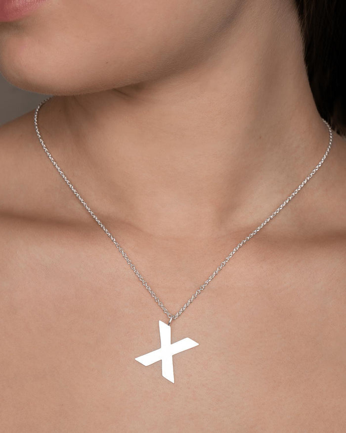 Letter X Halskæde Stor