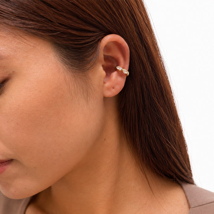 Lightfall Diamond Loop Earcuff