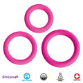Love Ring Trio Silicone Cock Rings