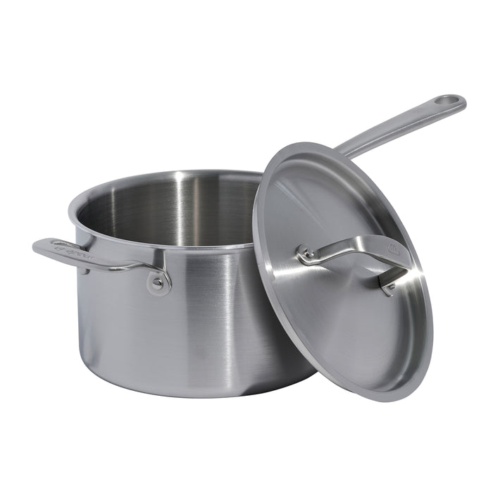 MADE IN - Stainless Clad  4 qt.Saucepan with Lid