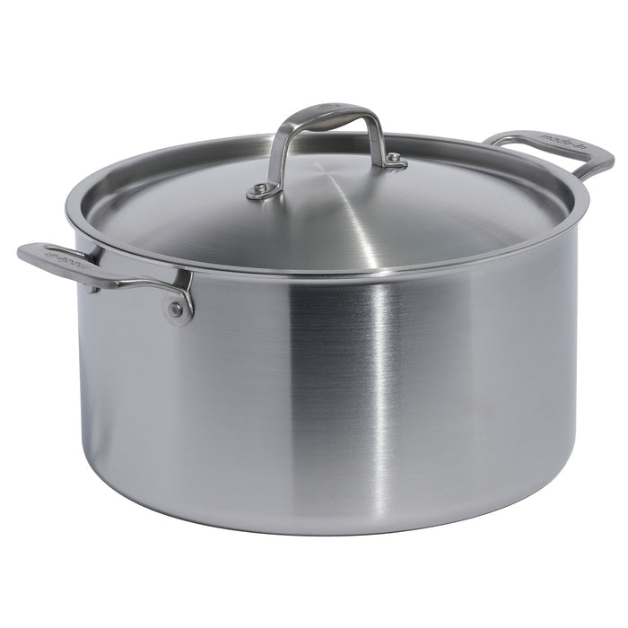 MADE IN - Stainless Clad 8 qt. Stock Pot with Lid