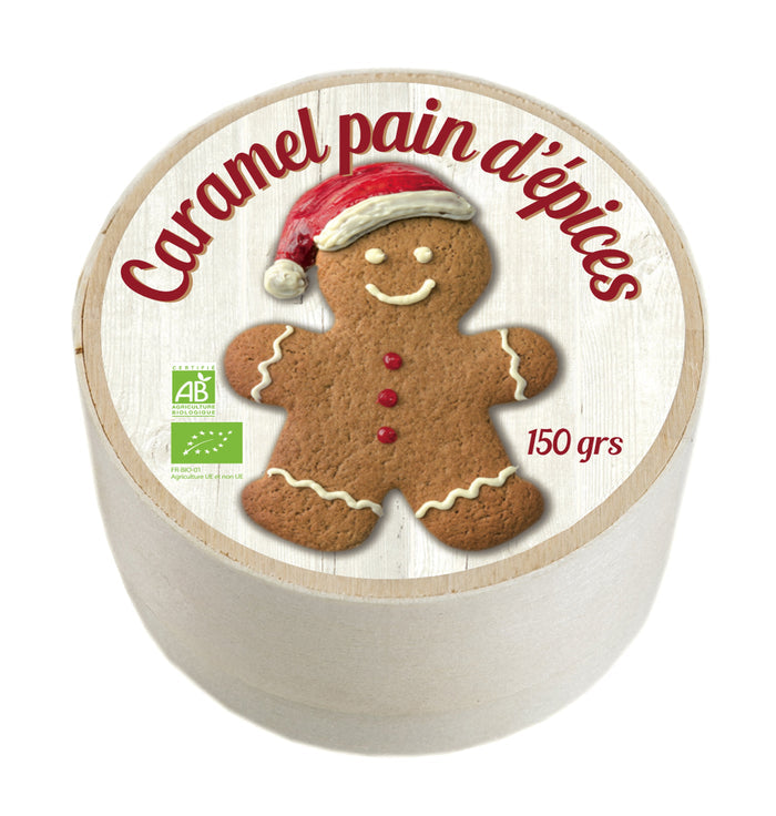 Mam Bio (Maison D'armorine) -- Boîte en bois caramel au pain d'épice