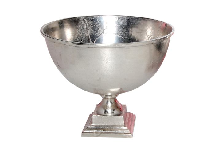 Metal Bowl with Square Base