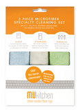 MU Kitchen - 3 pc Microfiber Speciality Cleaning Set
