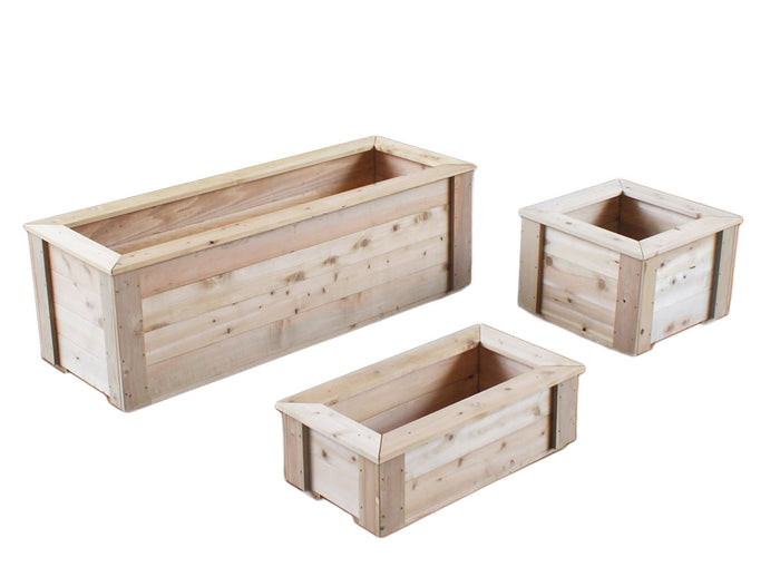 Natural Cedar Planter Boxes