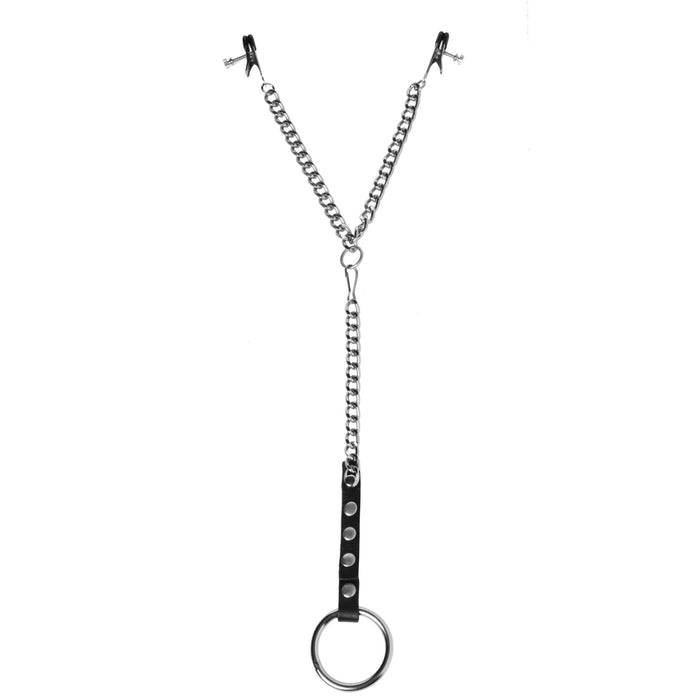 Nipple Clamps and Cock Ring Set