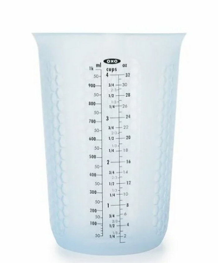 OXO Squeeze and Pour Silicone Measuring Cup, (4 Cup)