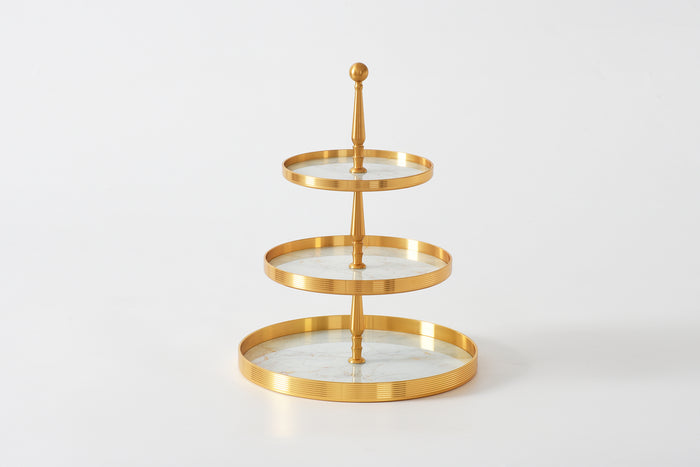Pampa Bay Glass 3 Tier Stand