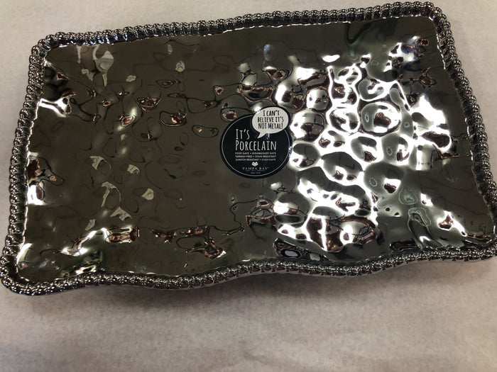 Pampa Bay Silver with Bead Border